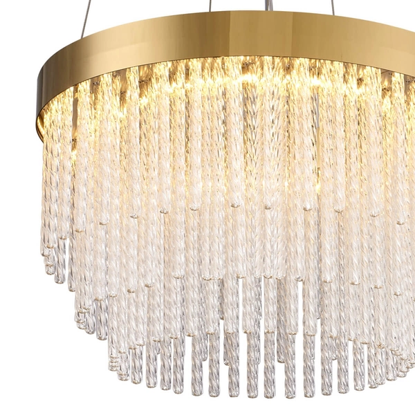 Kryształowa lampa wisząca GLORIA ST-DL8510 LED 52W 3000K złoty