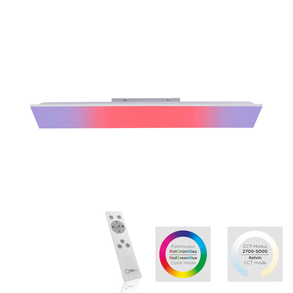 Lampa sufitowa YUKON 15621-16 LED 29W 2700-5000K+RGB na pilot biała