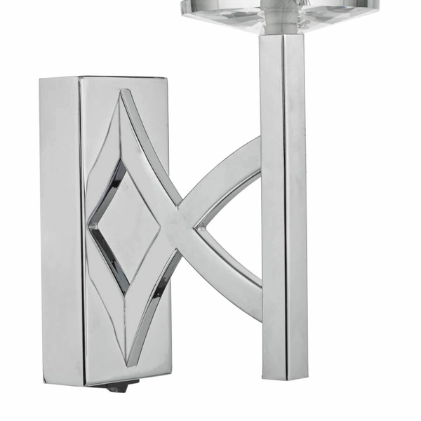 Kinkiet ścienny świecznikowy Lyon LYO0750 Dar Lighting metalowy chrom