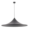 Stożkowa lampa wisząca KELDAN AZ5904 Azzardo salonowa nad wyspę czarna