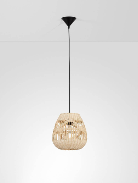 Naturalna lampa wisząca REYNOSA LE42950 hampton beżowa czarna