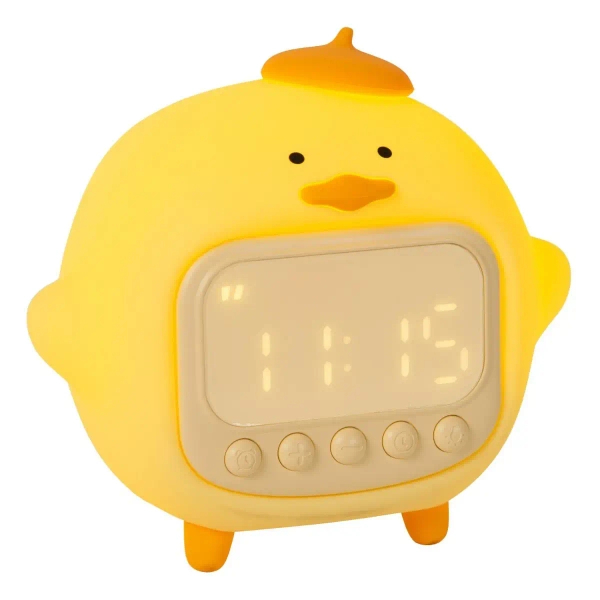 Dziecięca lampa z funkcją zegara Pincha 54500/01/34 LED 1,5W 2100K żółta