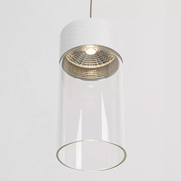 Minimalistyczna lampa wisząca FUSION P0646 LED 7W 3000K biała