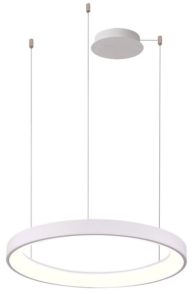 Wisząca lampa Agnes AZ5021 LED 60W ring do salonu biała
