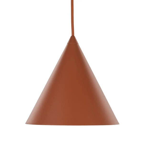 Wisząca lampa stożkowa CONO 10076 nad stół ceglany