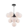 Molekułowa wisząca lampa Vine VIN2322-02 szklana biała czarny