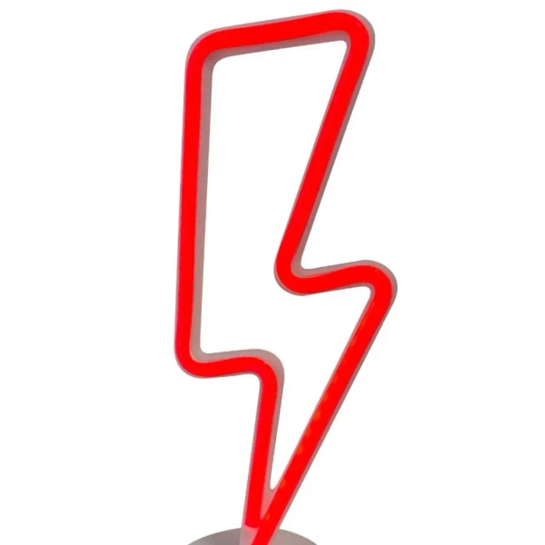 Lampka LED stolikowa Neon FM-NB28 Zumaline lighting czerwona biała