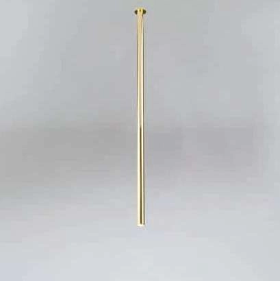 Podtynkowa LAMPA sufitowa ALHA T 9105 Shilo wpuszczana OPRAWA do zabudowy sopel tuba mosiądz