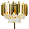 Podłogowa lampa glamour Valetta 6268/4F TR do holu okrąg złota