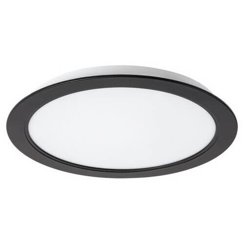 Okrągły plafon SHAUN 2679 LED 12W 4000K do salonu biały czarny