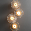 Szklana lampa ścienna glamour LUXIO ST-3315-4 gold Step LED 24W 3000K złota