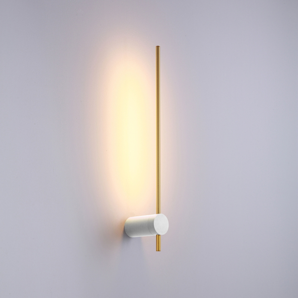 Ścienna lampa spider Wand 646601125 Elkim LED 6W 3000K belka złota biała
