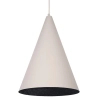 Salonowa lampa wisząca VESUVIO 41071 metalowa beżowa czarna