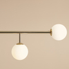 Sufitowa lampa jadalniana Dione 1092PL_L30 Aldex molekuły złota
