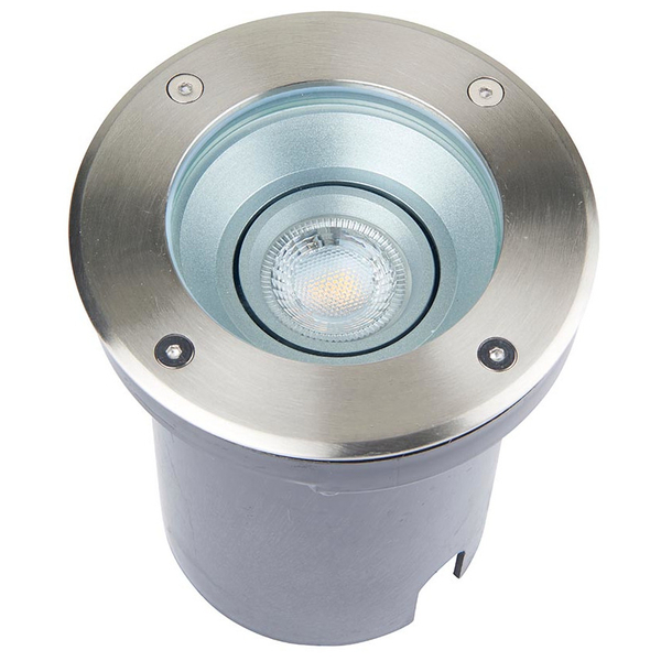 Podtynkowa lampa metalowa Pillar 99550 okrągłe oczko chrom