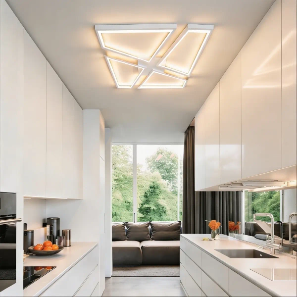 Plafon ledowy Nivra LP-0811/1C WH LED 45W 3000-6000K ramki białe