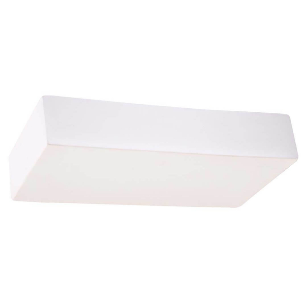 Prostokątny kinkiet ceramiczny SL.0836 do sypialni biały
