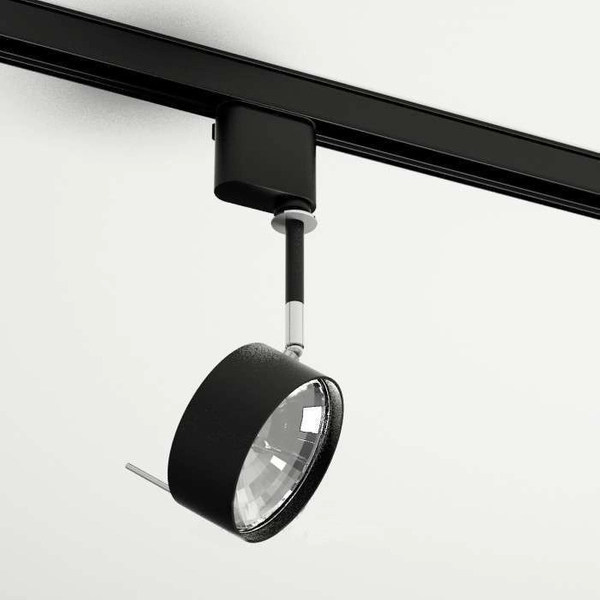 Reflektorowa LAMPA sufitowa FUSSA 6601 Shilo metalowa OPRAWA do systemu szynowego 3-fazowego czarny