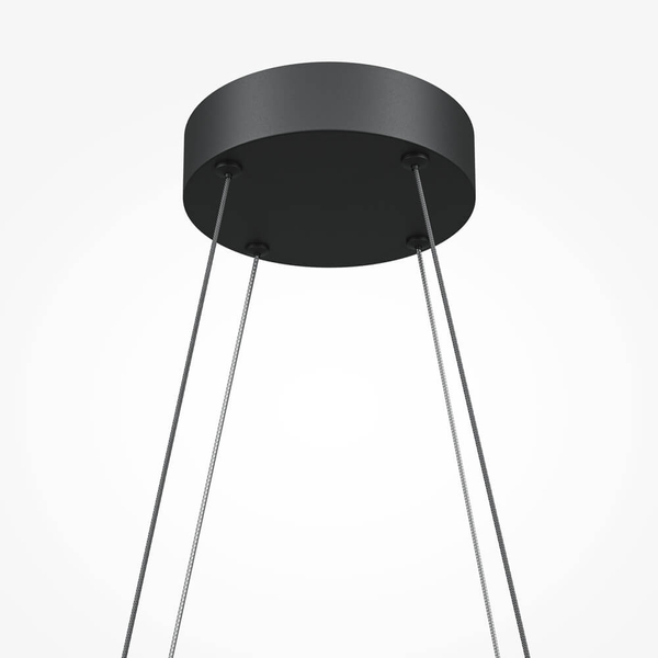 Nowoczesna lampa wisząca Halo MOD244PL-L50BK Maytoni LED 40W 4000K czarna