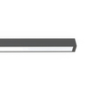 Grafitowa lampa sufitowa STRAIGHT CEILING 7553 natynkowy plafon