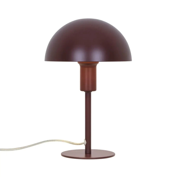 Nocna lampka grzybek Ellen 2213745002 na komodę bordowy