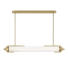 Wisząca lampa szklana tuba Espada QN-ESPADA-LP-BG LED 38W 3000K złoty