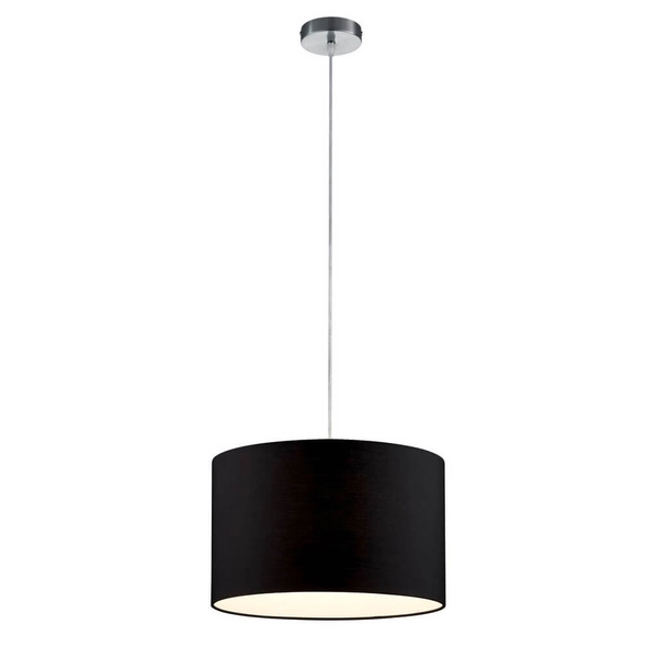 Abażurowa lampa wisząca Hotel 303300102 nad wyspę czarna