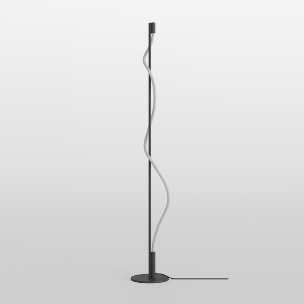 Lampa podłogowa Rosa MOD166FL-L15B3K LED 15W 3000K sznur czarna