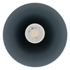 Wisząca lampa stożkowa do salonu ZENITH 11493 szary błękit
