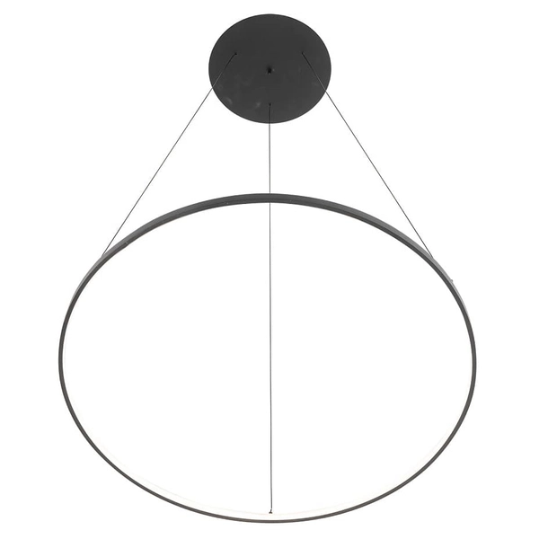 Lampa ring wisząca salonowa Circolo 10812 Nowodvorski LED 21W 3000K czarna