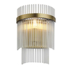 Lampa ścienna szklana Marietta 99168 do jadalni mosiądz