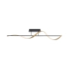 Sufitowa lampa Q-SWING mosiądz antracyt 6385-13 1xLED 24W CCT do salonu