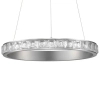 Wisząca lampa z kryształkami MONTALO LE45402 LED 35W 3000K glamour srebrna