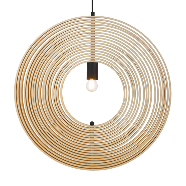 Salonowa lampa wisząca Roots MOD197PL-01W2 Maytoni pojedyncza czarna beżowa