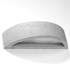 Betonowa lampa ścienna SL.0994 półokrągły kinkiet szary