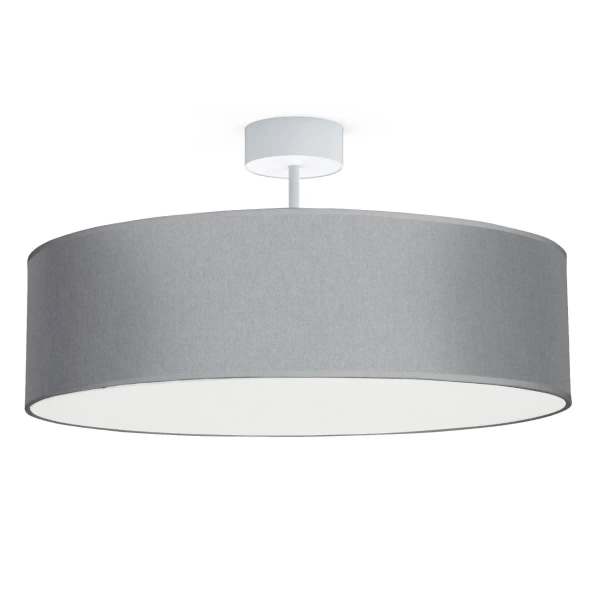 Szara lampa sufitowa Violet 7960 nowoczesna do sypialni nad łóżko