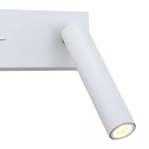 Hotelowa lampa ścienna H74 LED 3W 3000K do czytania do sypialni biały