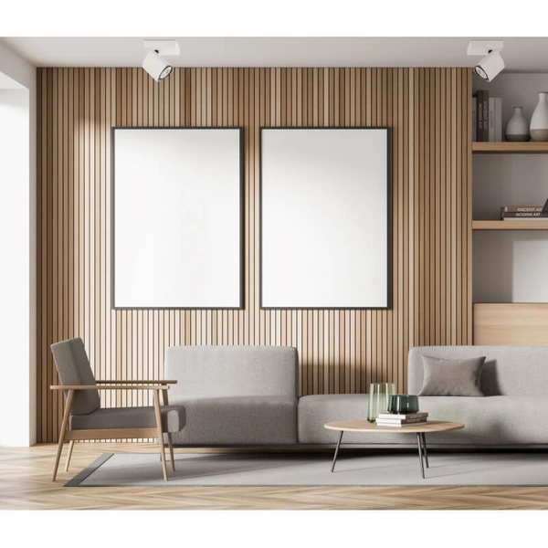 Sufitowa lampa nowoczesna Merusa do przedpokoju biała