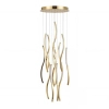 Kaskadowa lampa wisząca FLOW AZ6816 LED 180W 3000K ściemnialna złota