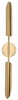 2-płomienna lampa ścienna Locca MSE010400225 złota