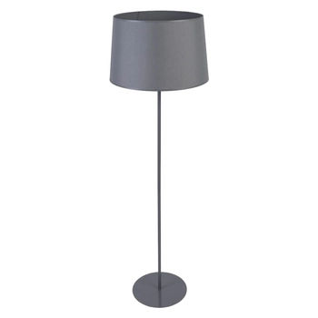 Podłogowa lampa z abażurem Maja 2918 TK Lighting z tkaniny grafitowa