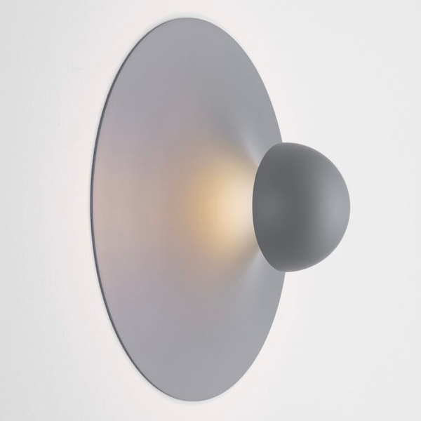 Lampa na ścianę do jadalni BAILA LE44541 LED 9W 3000K okragła szary