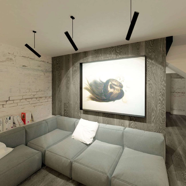 LAMPA sufitowa YABU 2241 Shilo metalowa OPRAWA reflektorowa TUBA regulowana czarna