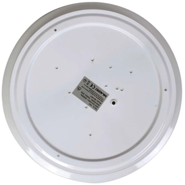Plafon LAMPA sufitowa VELA ML4401 Milagro okrągła OPRAWA z pilotem LED 24W 3000K - 6000K kryształki białe