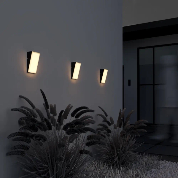 Lampa ścienna na elewację Brick O436WL-L10GF3K1 LED 10W 3000K IP54 grafit