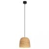 Lampa wisząca do salonu 22166 boho pleciona brązowa