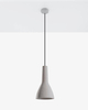 Betonowa LAMPA wisząca SL.0280 zwis OPRAWA kropla łezka szara