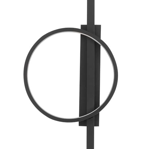 Ring lampa ścienna Circolo 10816 Nowodvorski LED 33W 3000K pierścienie czarna