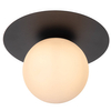 Salonowa lampa sufitowa TRICIA 79187/01/30 Lucide bańka czarna biała
