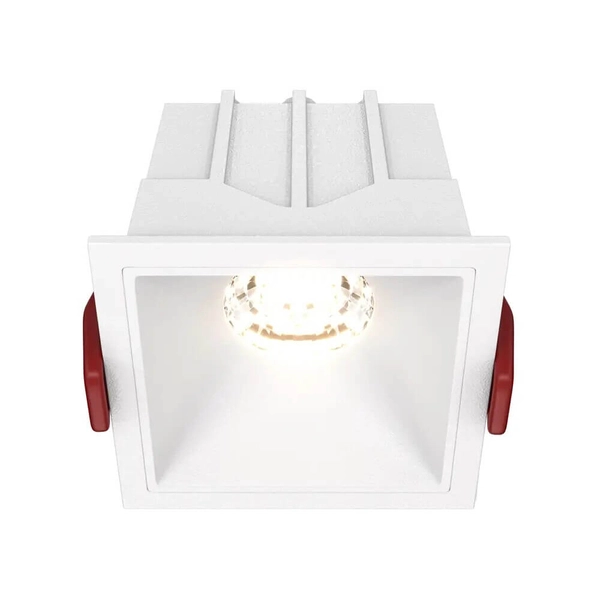 Sufitowa lampa Alfa DL043-01-10W3K-D-SQ-W LED 10W 3000K podtynkowa biały